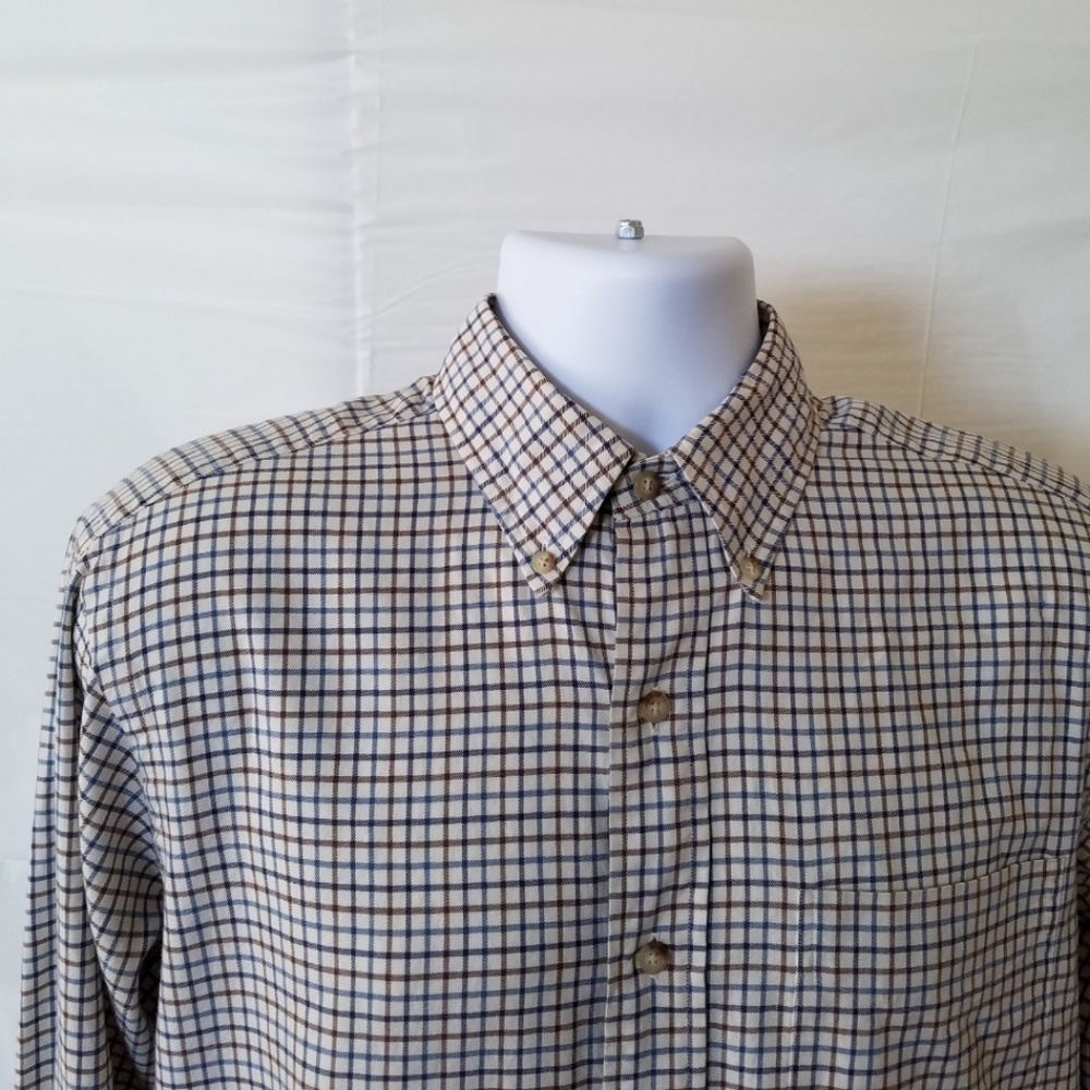 Ralph Lauren Beige Multi Color Check Cla